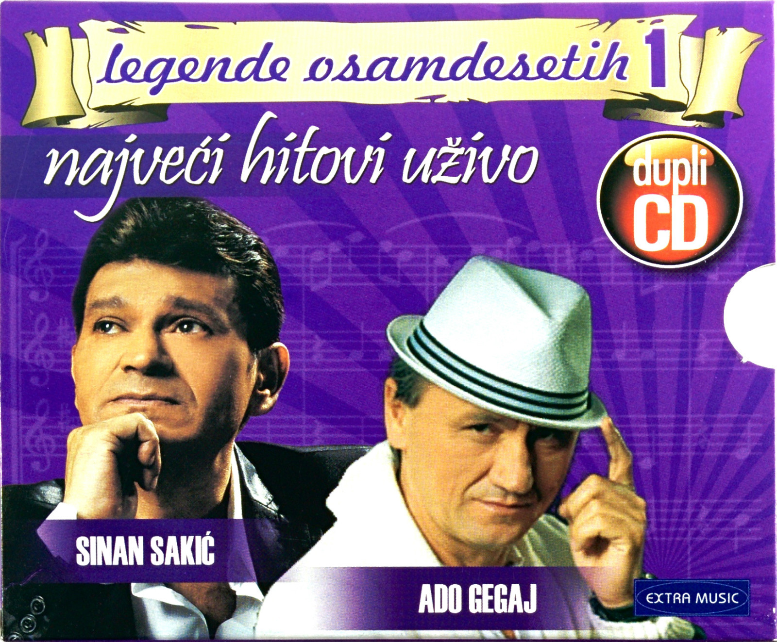 2CD LEGENDE OSAMDESETIH 1 NAJVECI HITOVI UZIVO SINAN SAKIC ADO GEGAJ  2014 