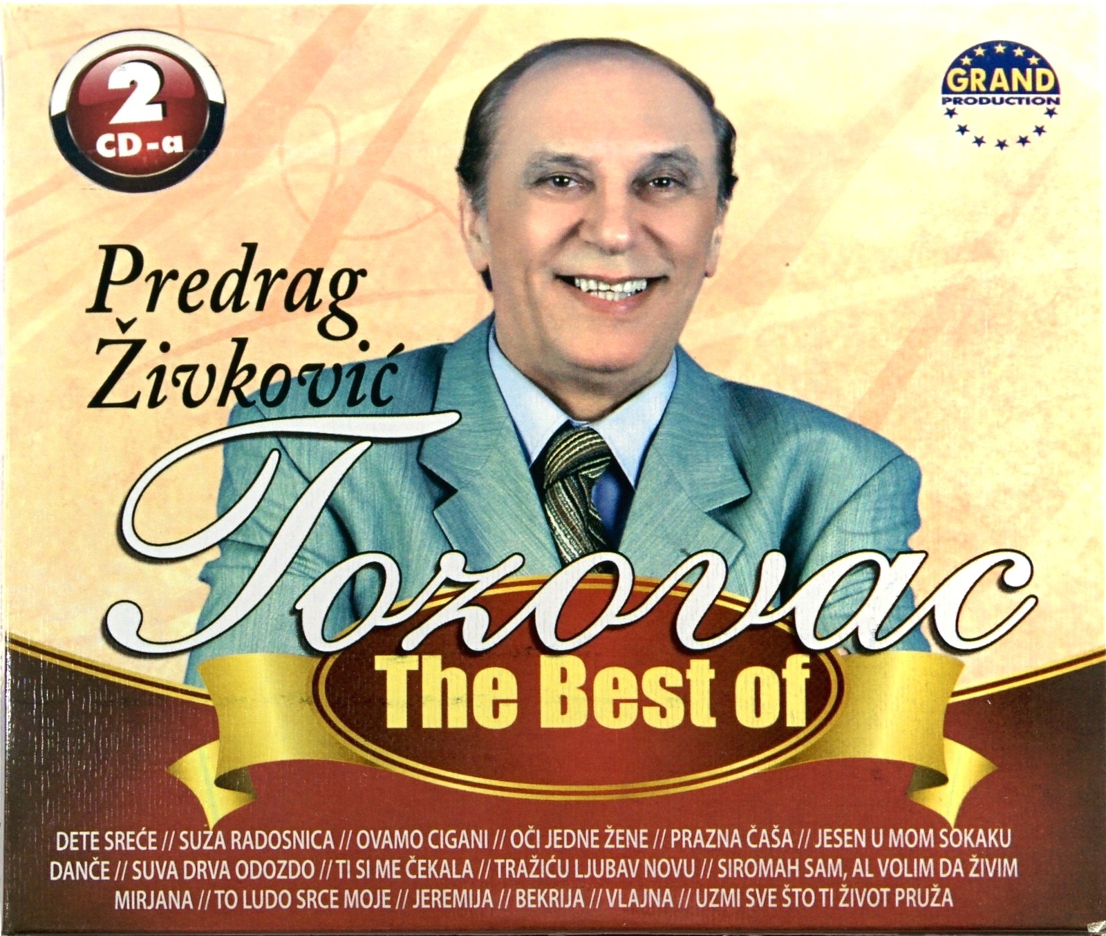2CD PREDRAG ZIVKOVIC TOZOVAC THE BEST OF grand 2013 narodna muzika srbija bosna
