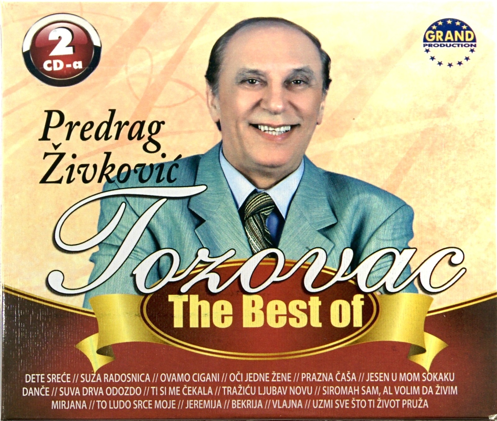 2CD PREDRAG ZIVKOVIC TOZOVAC THE BEST OF grand 2013 narodna muzika srbija bosna 