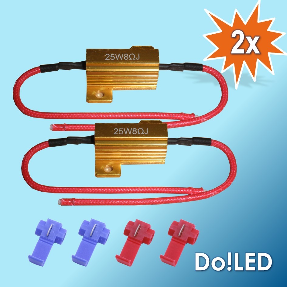 2x SMD LED Lastwiderstand Widerstand 25W / 25 Ohm 12V für CANBUS no ERROR eBay