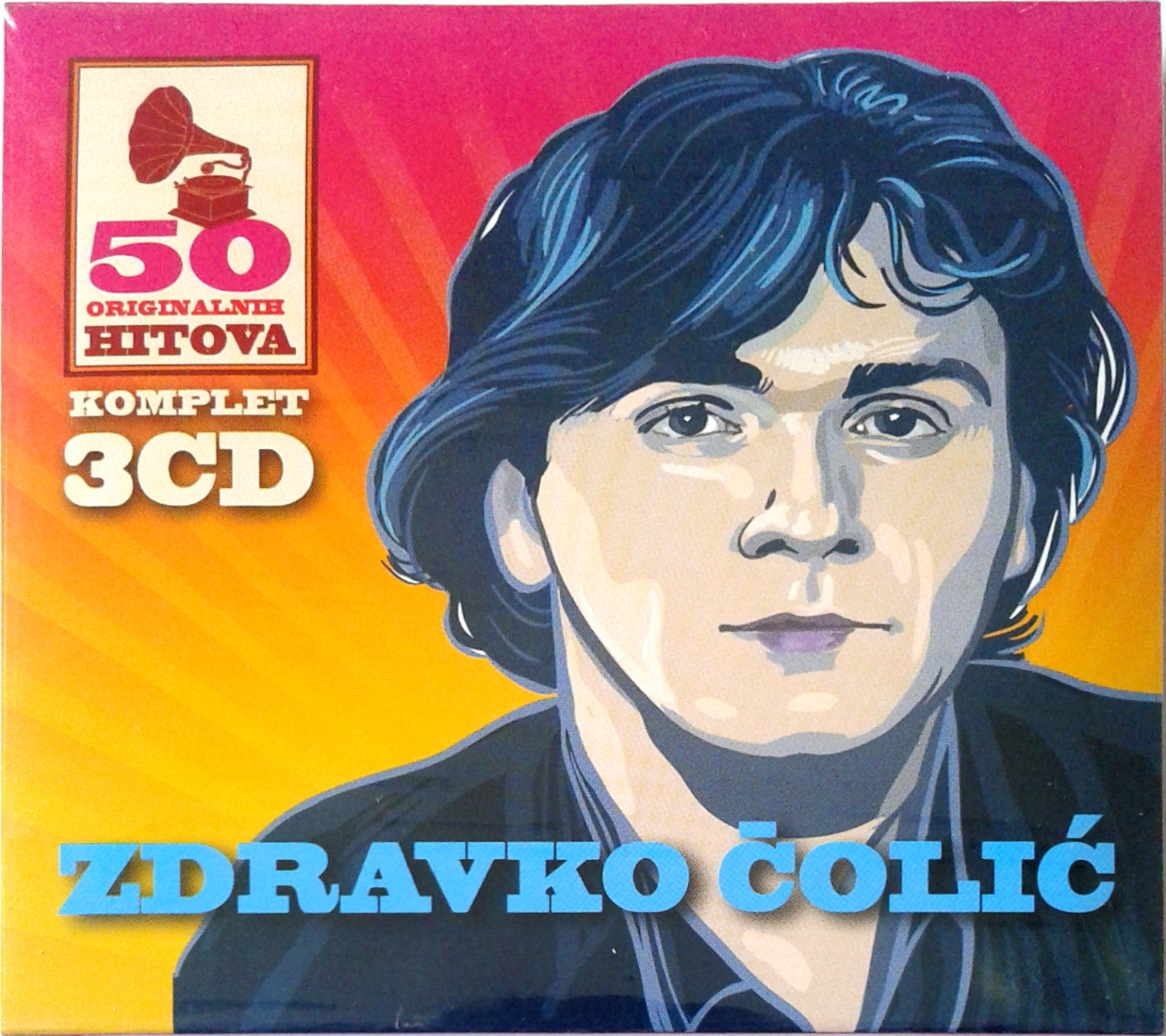 3CD ZDRAVKO COLIC 50 ORIGINALNIH PESAMA digipak gold audio po licenci cro records 