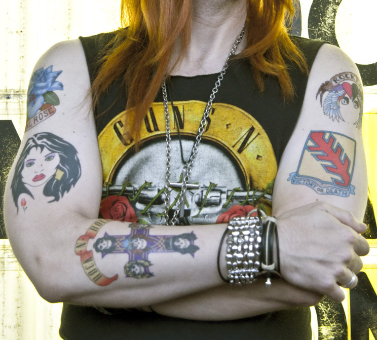 Тату Guns n Roses