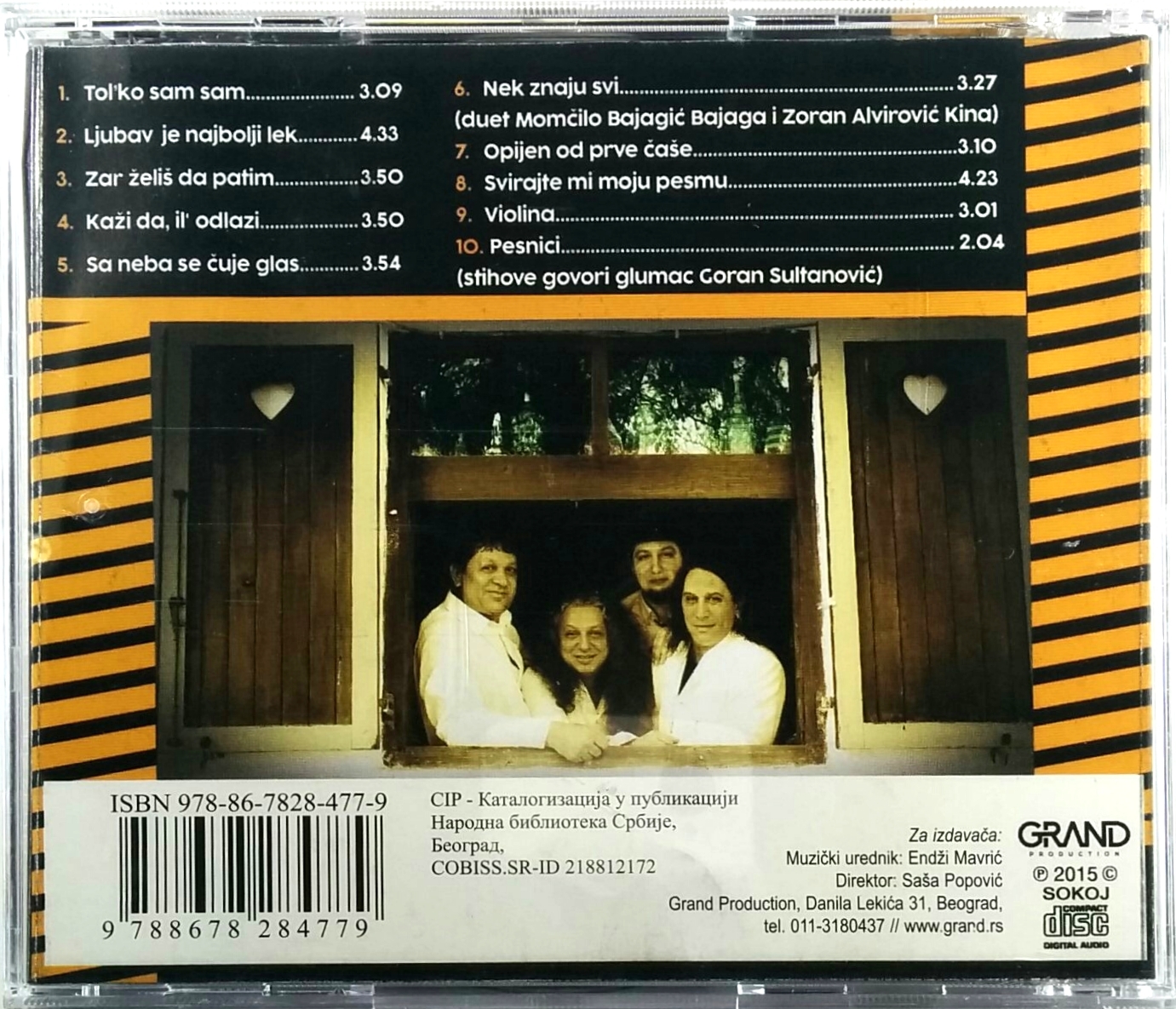 CD APSOLUTNO ROMANTICNO LJUBAV JE NAJBOLJI LEK album 2015 srbija bosna hrvatska