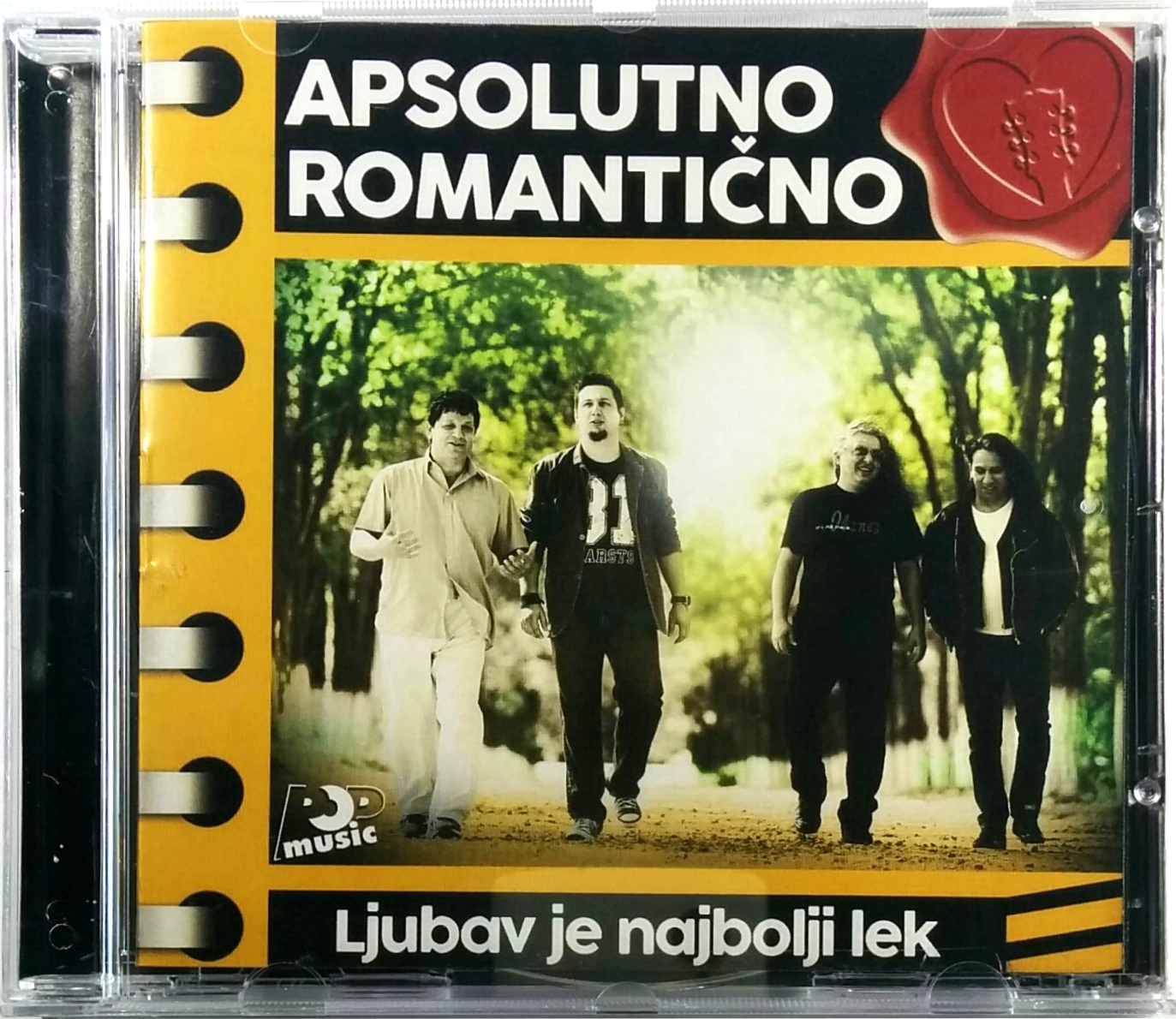 CD APSOLUTNO ROMANTICNO LJUBAV JE NAJBOLJI LEK album 2015 srbija bosna hrvatska
