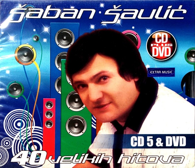 CD+DVD SABAN SAULIC 40 VELIKIH HITOVA 3 kompilacija 2015 folk šaban šaulic