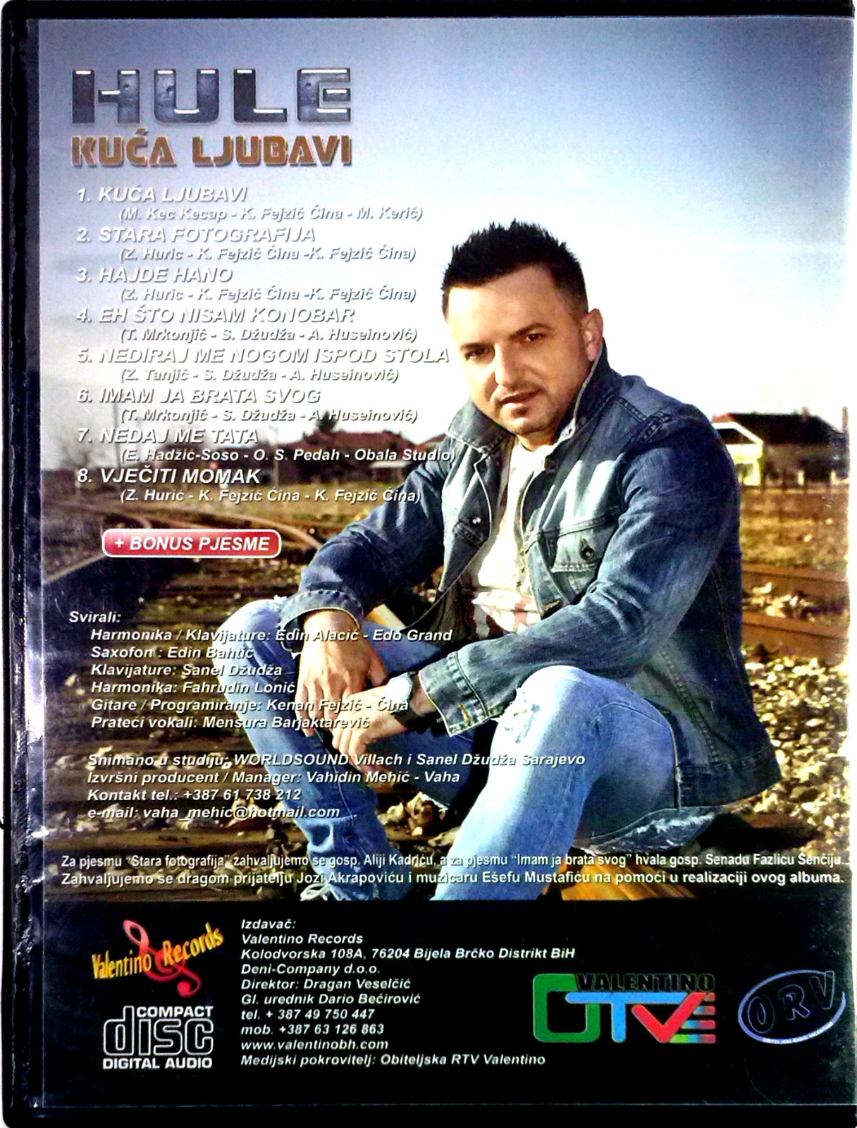 CD HULE KUCA LJUBAVI ALBUM 2015 Serbian Bosnian Croatian music valentino records 