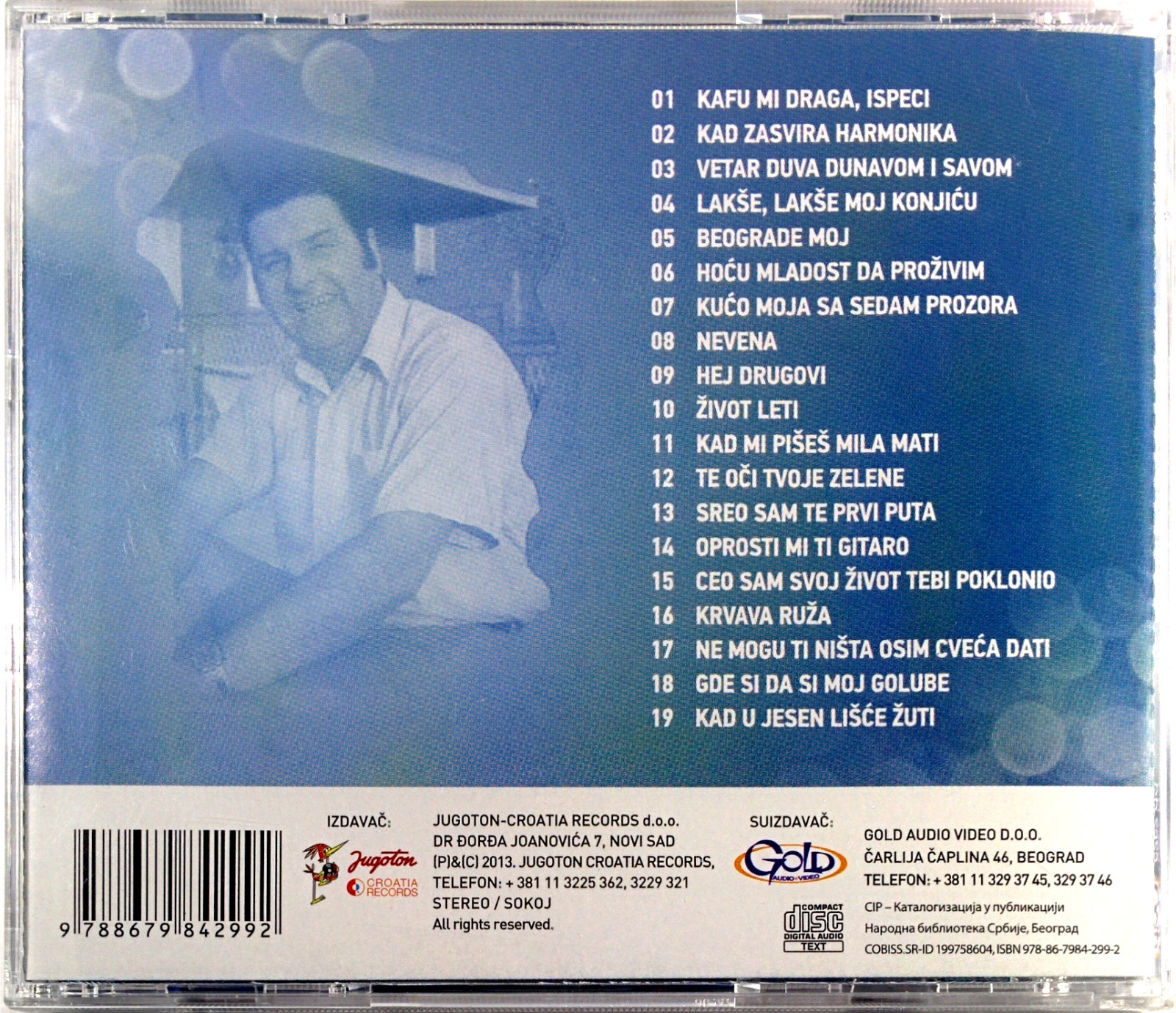 CD PREDRAG CUNE GOJKOVIC 2013 KAD MI PISES MILA MATI KAFU MI DRAGA ISPECI