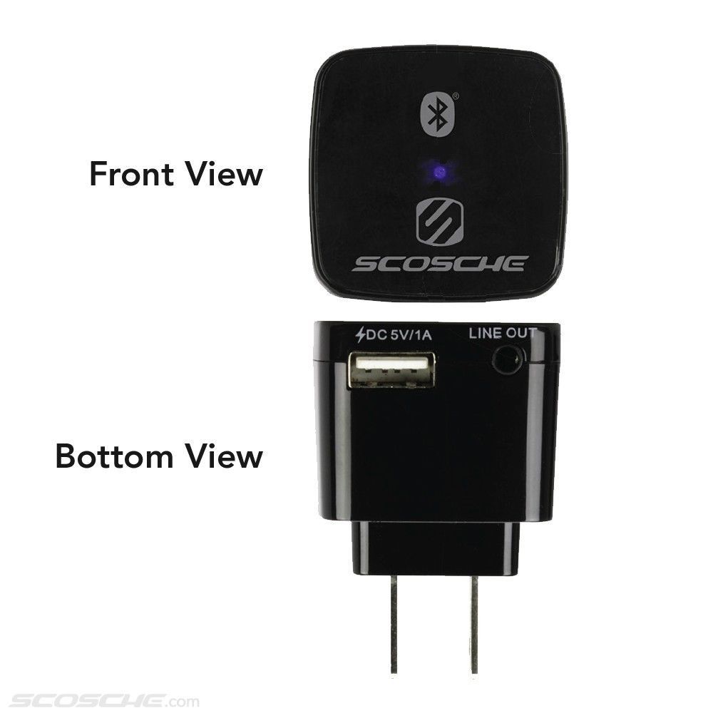 Scosche Tune STREAM II Universal Bluetooth Wireless Music Audio Adapter