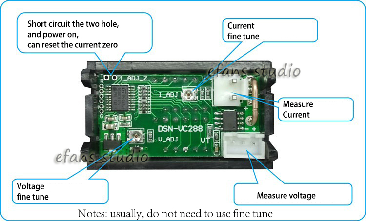 Электронный вольтметр амперметр схема DC 100V/100A Car DC Digital Voltmeter Ammeter LED Amp Volt Meter + Current Shunt