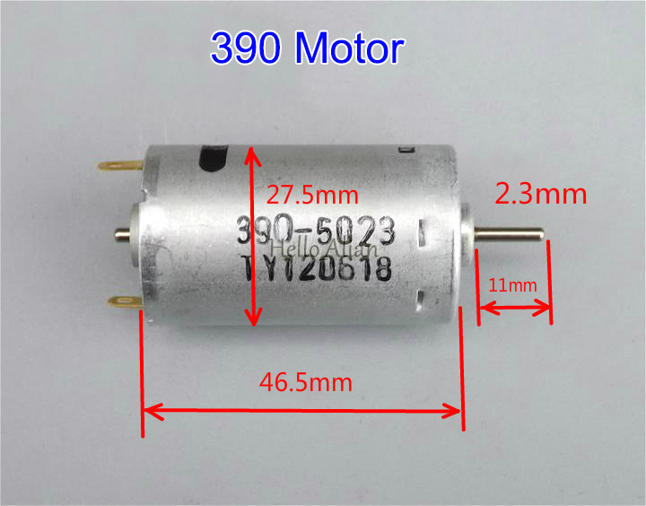DC 6v 12v High Speed 390 Motor Large Torque Magnetic For ...