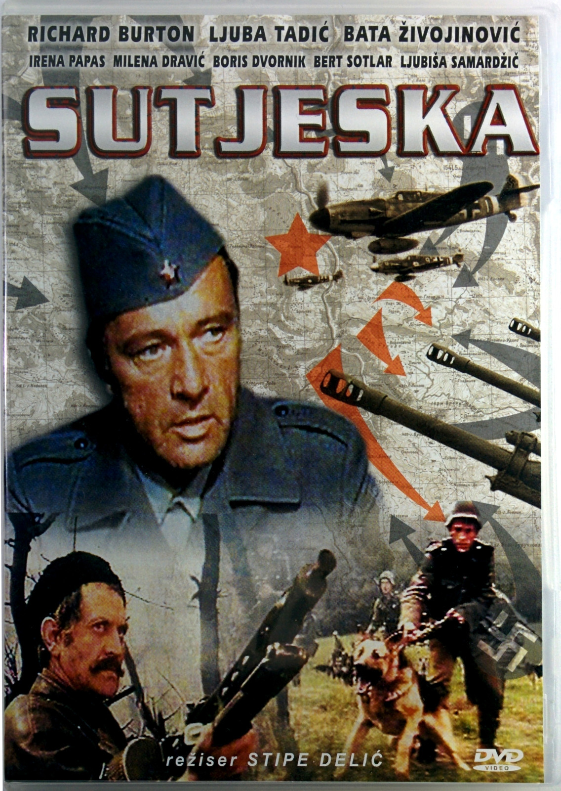 DVD SUTJESKA richard barton ljuba tadic bata zivojinovic milena dravic samardzic 