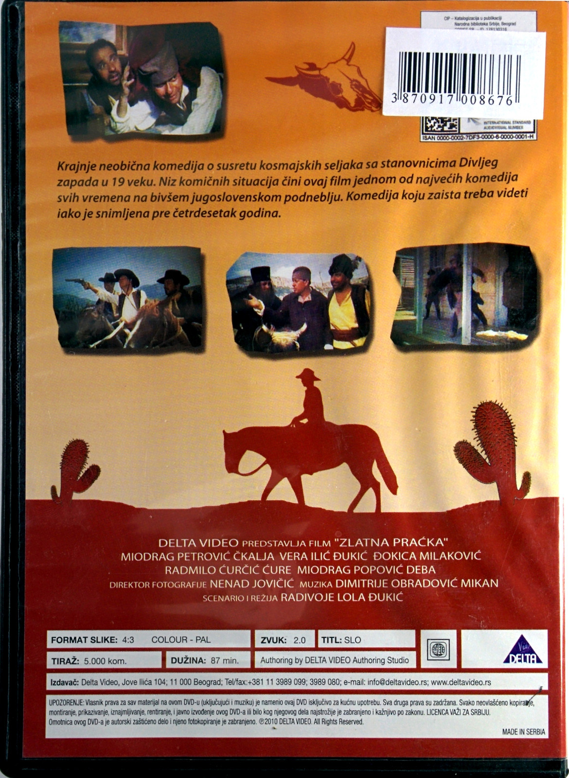 DVD ZLATNA PRACKA Miodrag Petrovic Ckalja Vera Ilic Djukic Radmilo Curcic Cure