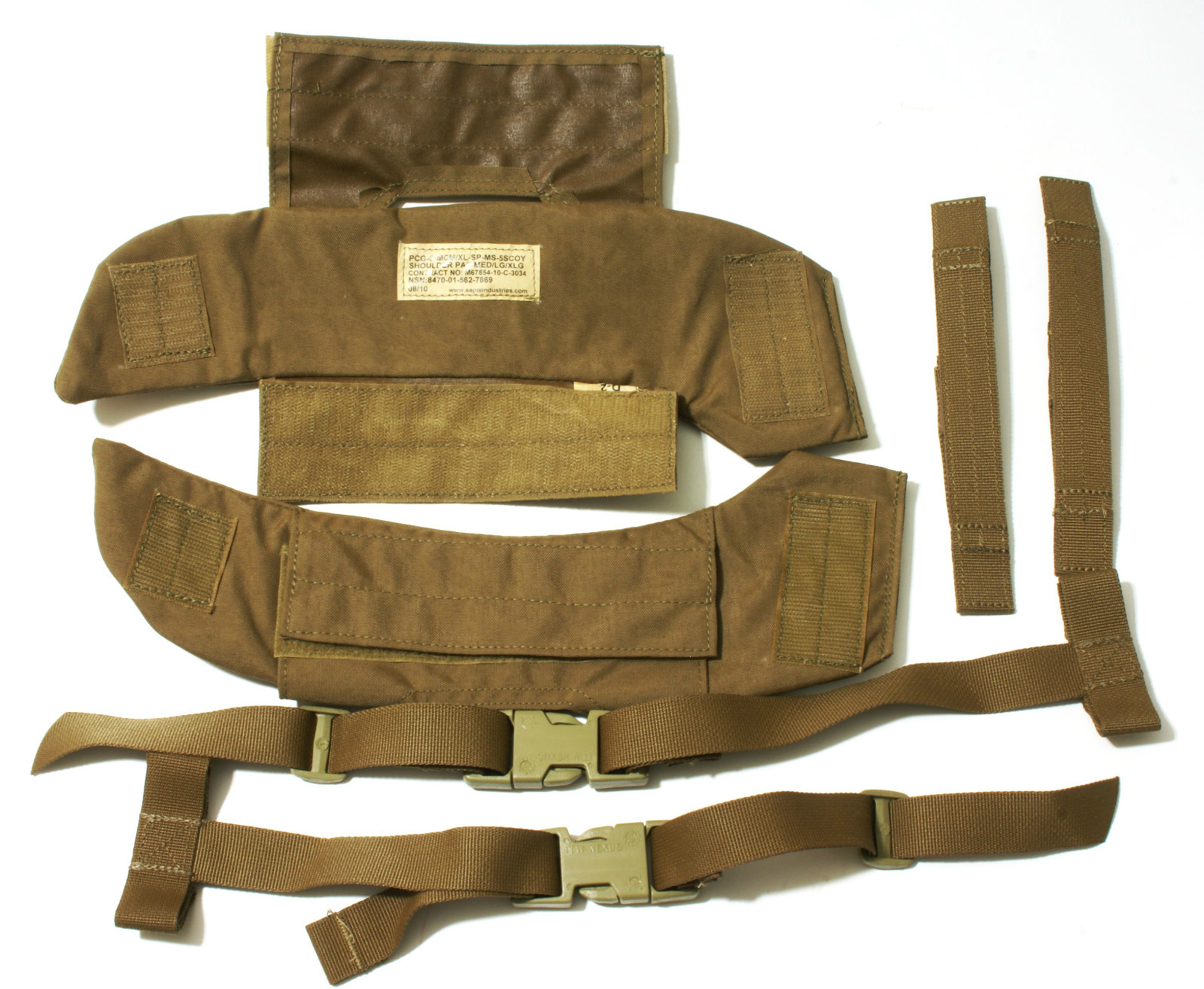 Eagle Ind Scalable Plate Carrier SPC Strap and Shoulder Pads MXL