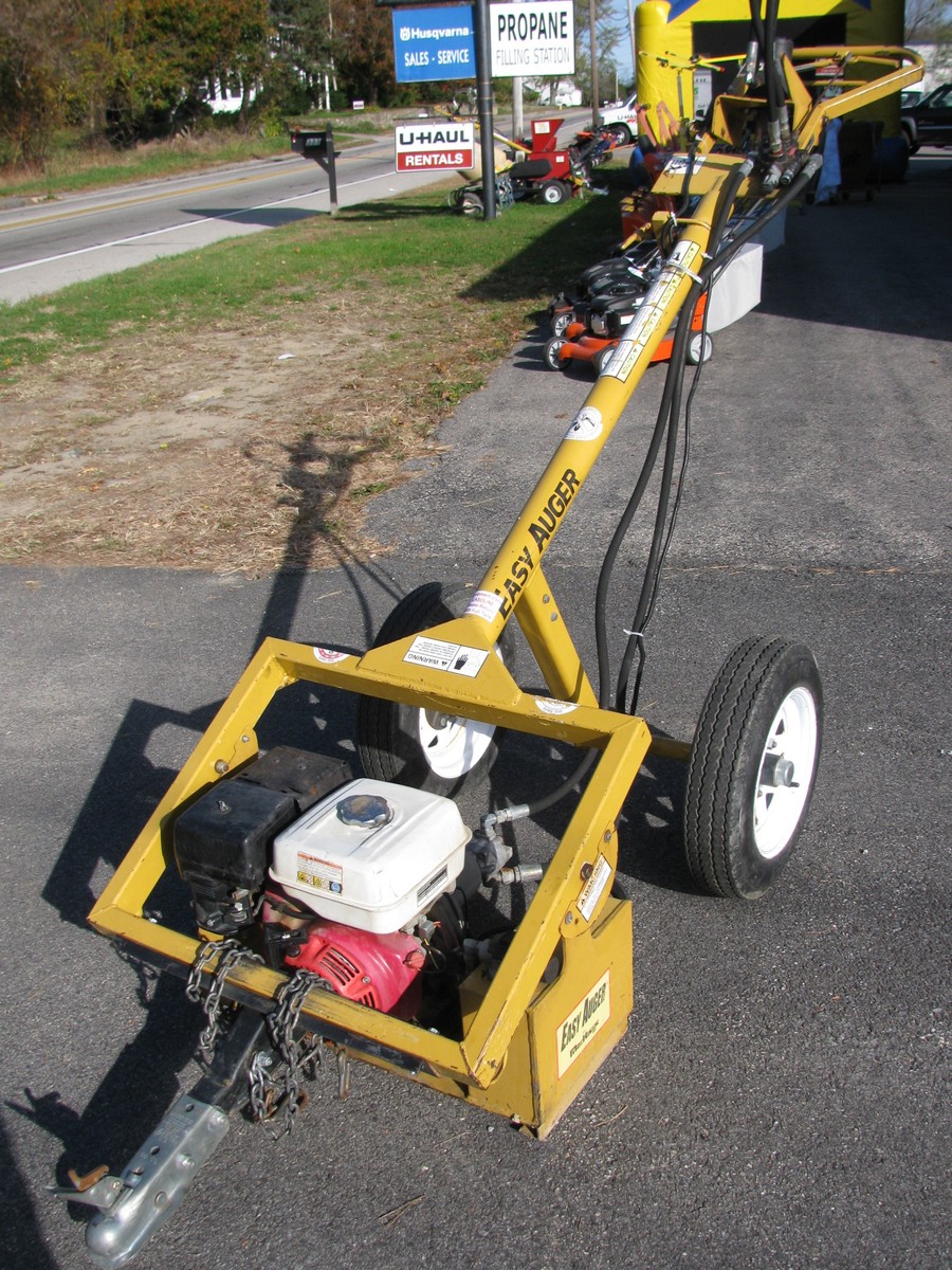 Easy Auger Hydraulic Towable Gas Post Hole Digger Auger on PopScreen