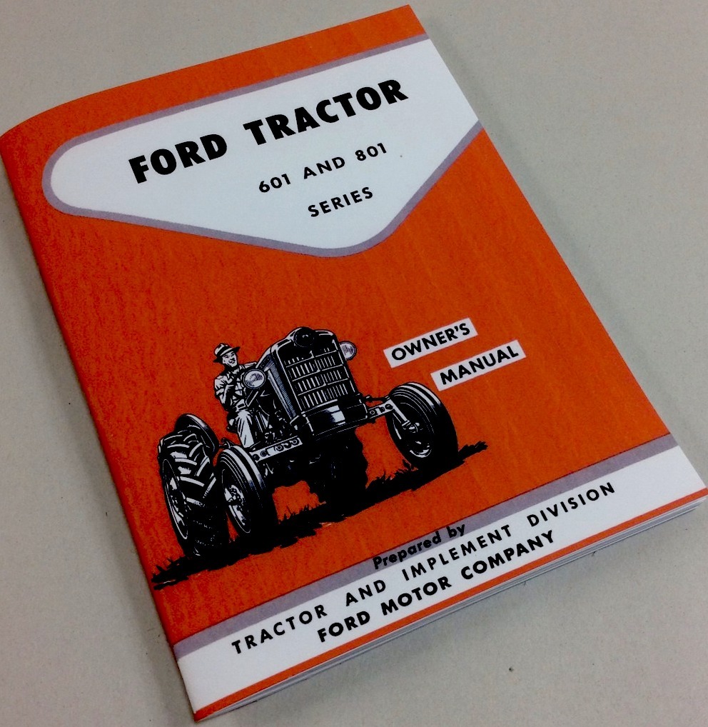 801 Ford tractor repair manual #1