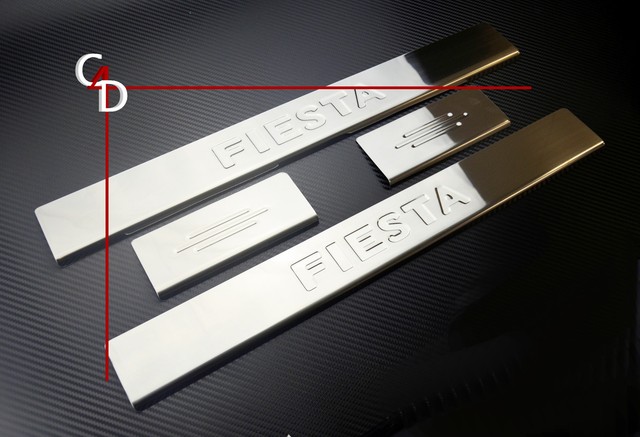 Ford fiesta door sill protectors