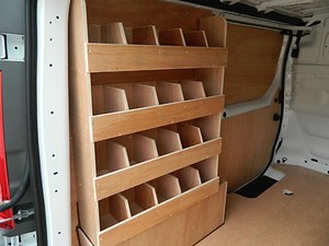 Ford transit van racking shelving #8