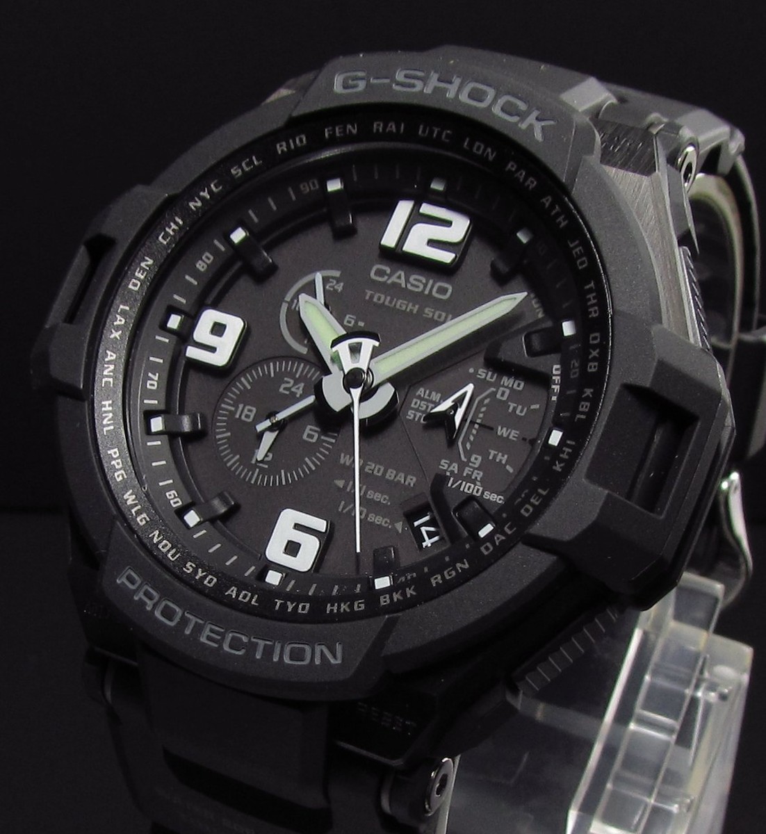 G Shock G 1400 Solar Gravity Defier Watch Diver By Casio F1 Red Bull Gp Gt3 R Af On Popscreen