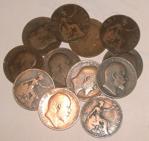 Edward VII Bronze Pennies