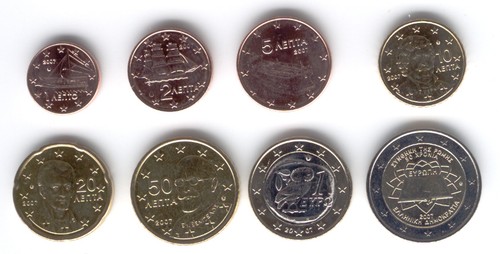 Greece 2007 Set 8 UNC