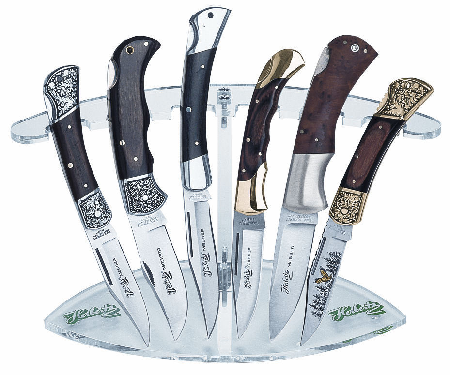 HERBERTZ MESSER HALTERUNG DEKO - STÄNDER DEKOSTÄNDER FÜR VITRINE