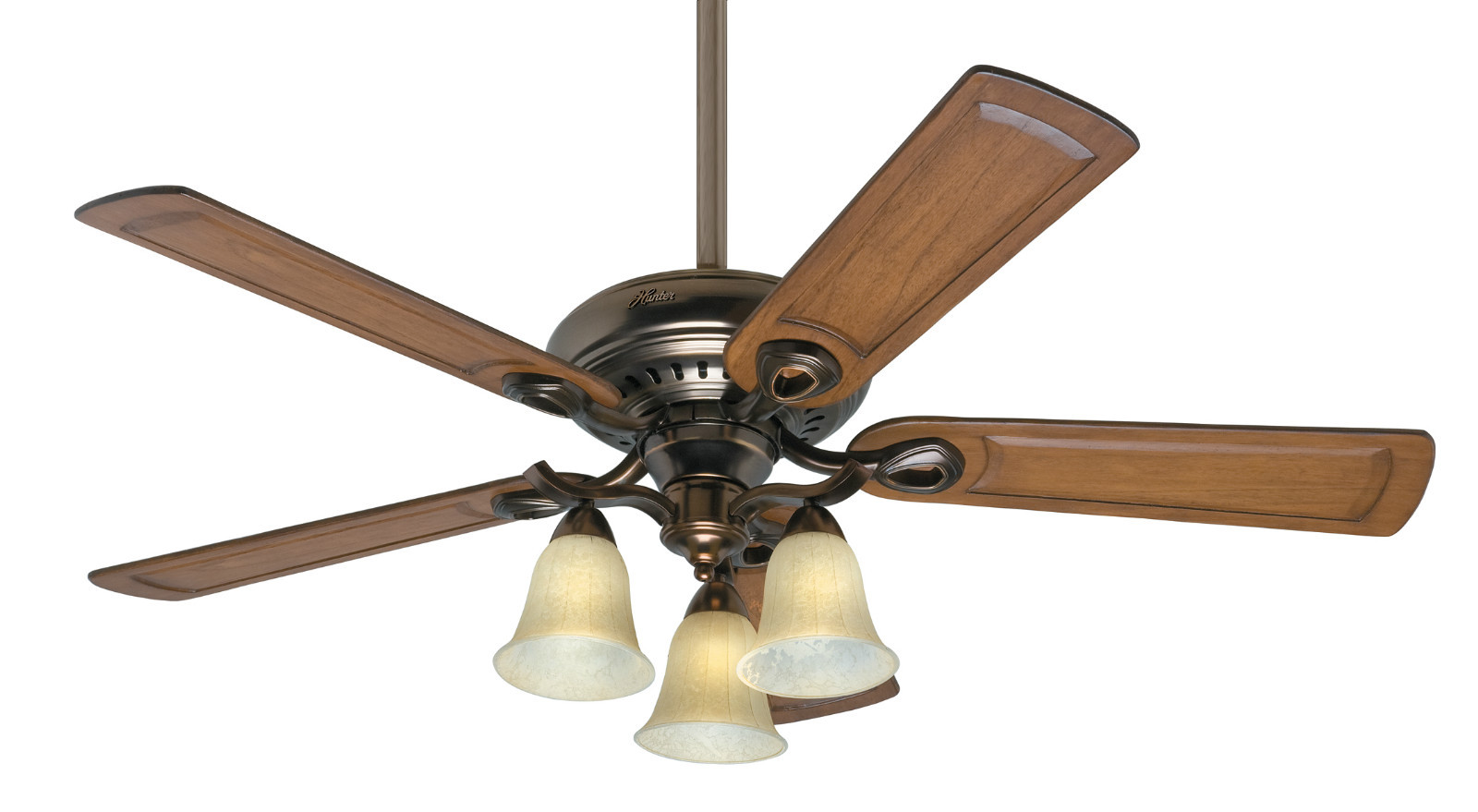 Details About Hunter 52 Whitten Bronze Patina 3 Speed Pull Chain Ceiling Fan W Light 28792