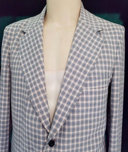 mens plaid blazer vintage