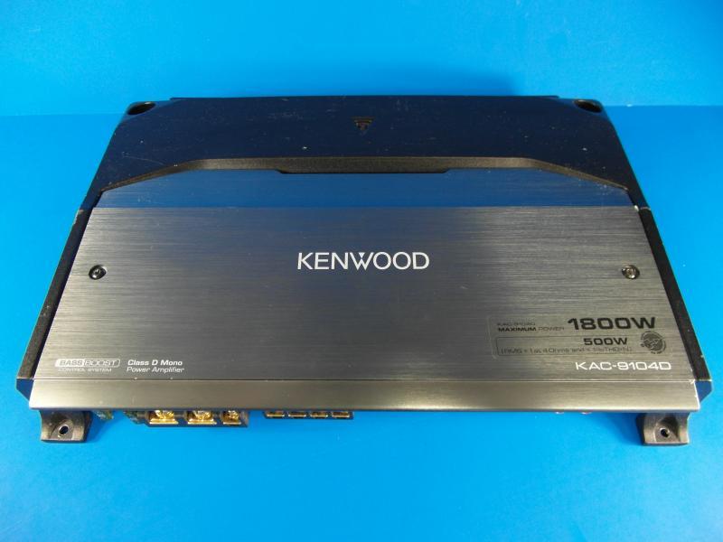 Kenwood Class D Monoblock Mono Car Power Amplifier Amp KAC 9104D 1800W