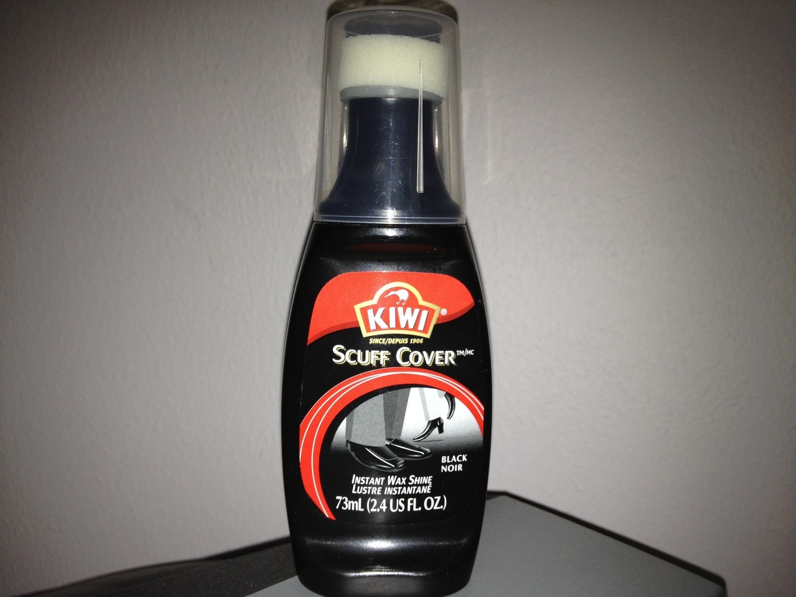 Kiwi Leather Scuff Cover Liquid Black 2.4 oz. | eBay