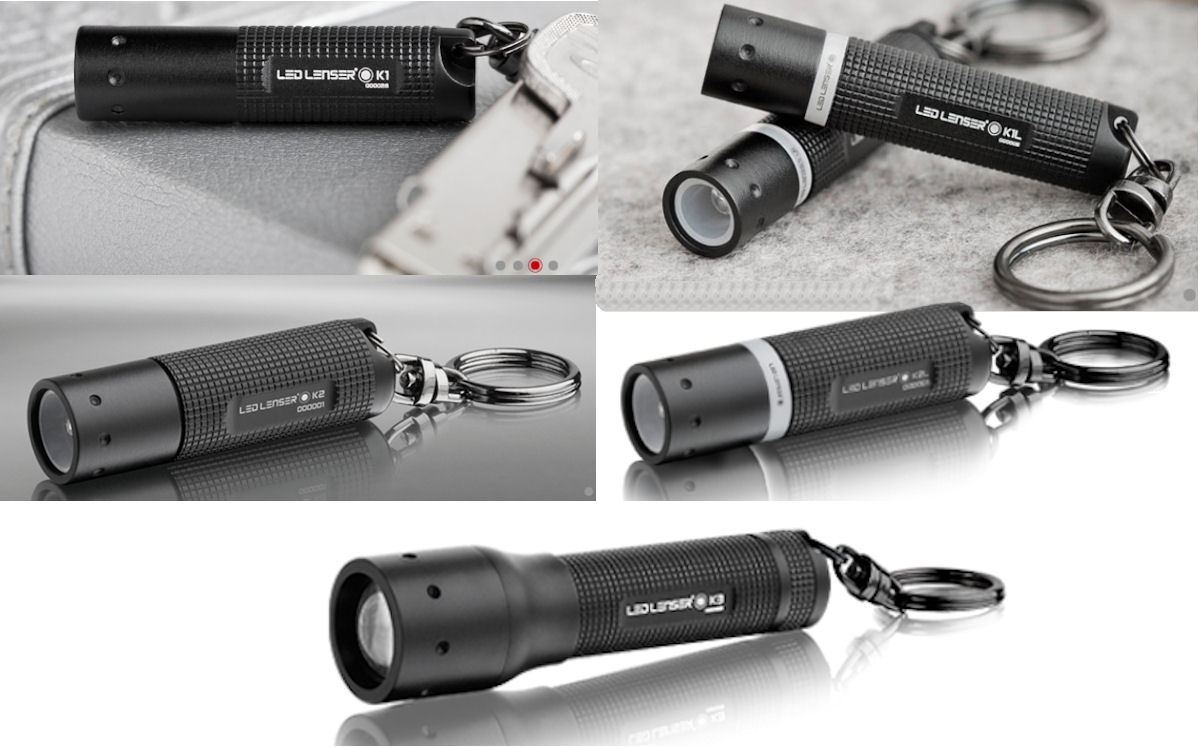 DEL Lenser K1-17 Lm-Porte-Clé Torche