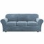 modern velvet plush 4 piece high stretch sofa slipcover strap sofa cover furn...