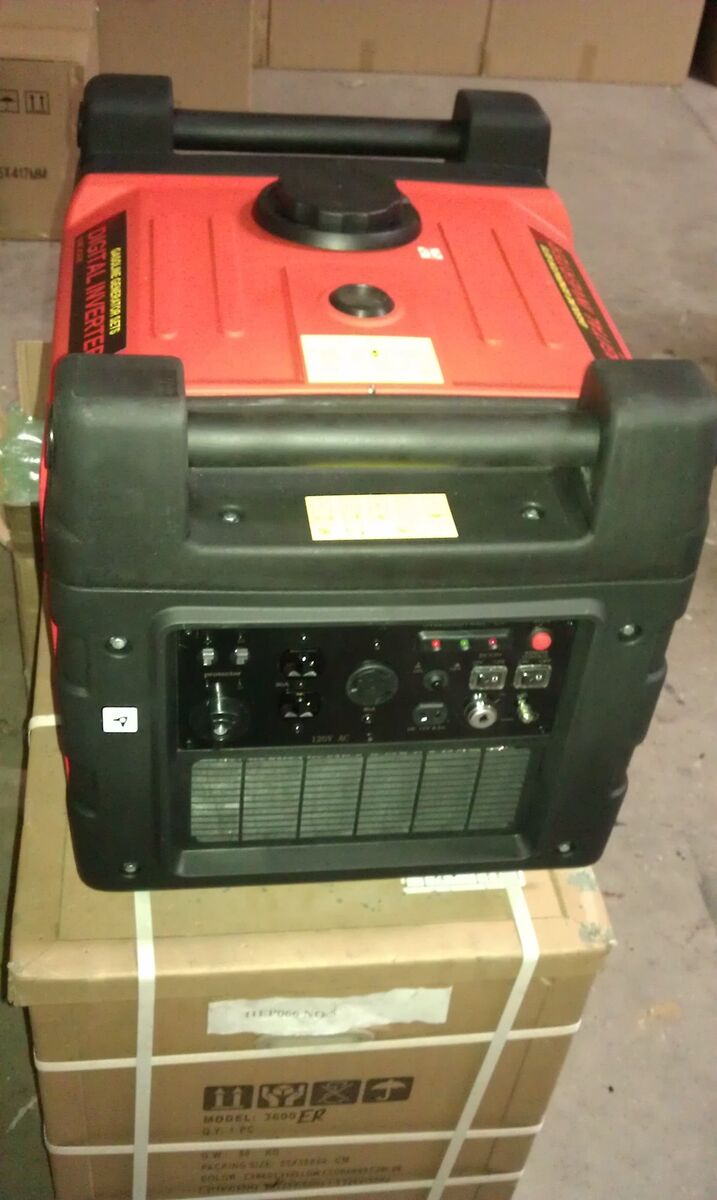 New Inverter Generator with Electric Start Remote 3600W Gas Portable Generator