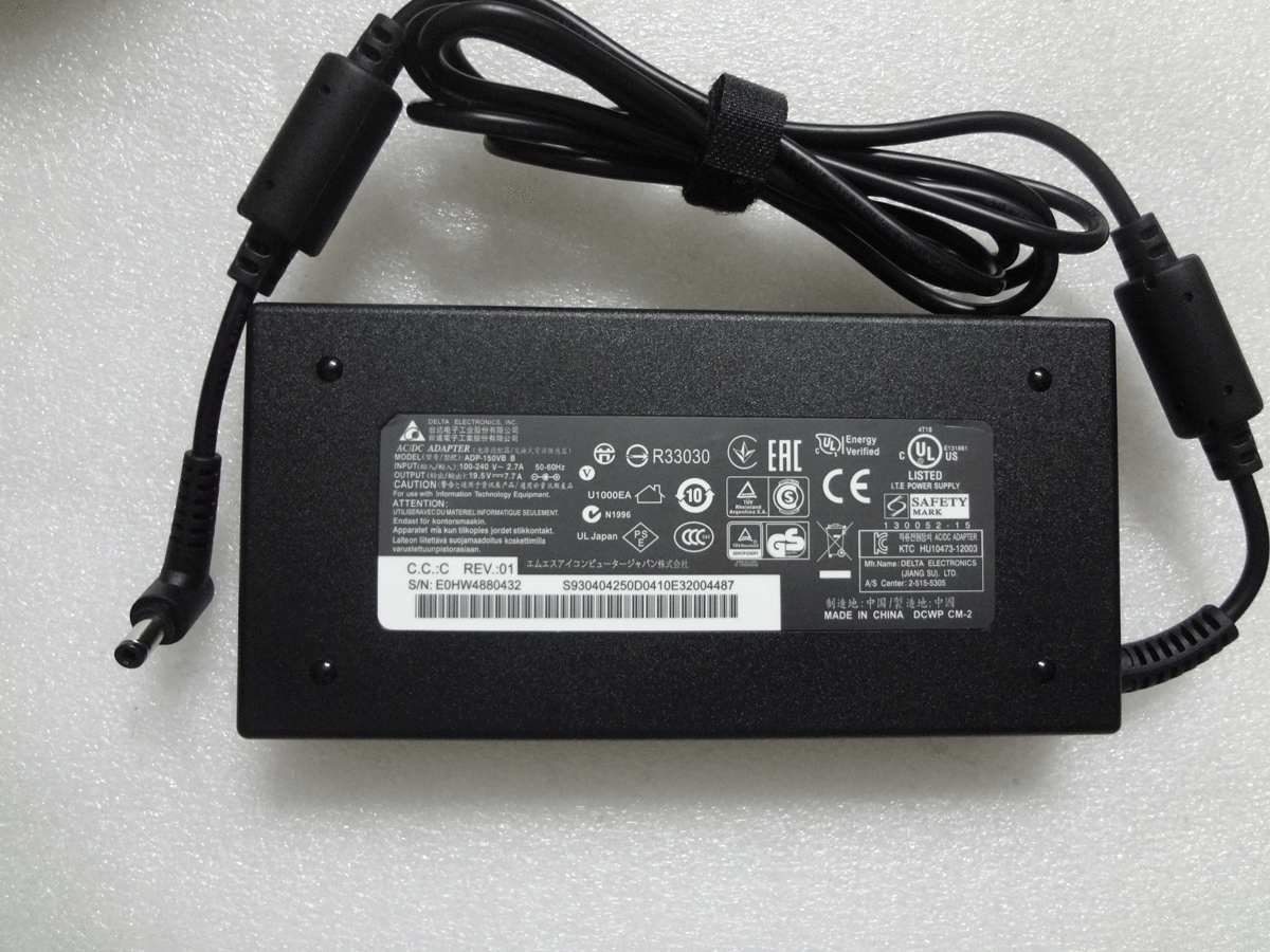 New Genuine Delta MSI Laptop Charger AC Adapter Power Supply ADP-150VB