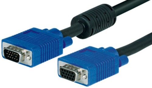 Computer-Monitor -/AV-Kabel mit VGA/SVGA D-Sub-Buchse und VGA/SVGA D-Sub-Stecker