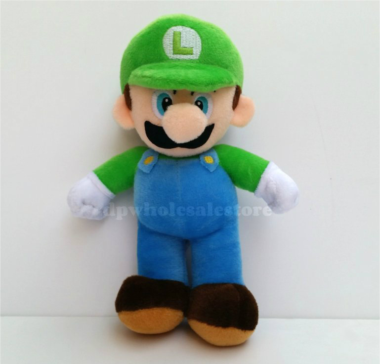 New Super Mario Bros. LUIGI Plush Doll Stuffed Animal Toy 10