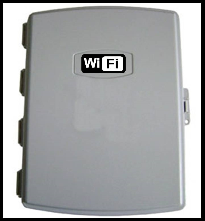 Outdoor Cable Box Weatherproof Router Modem Enclosure w WiFi