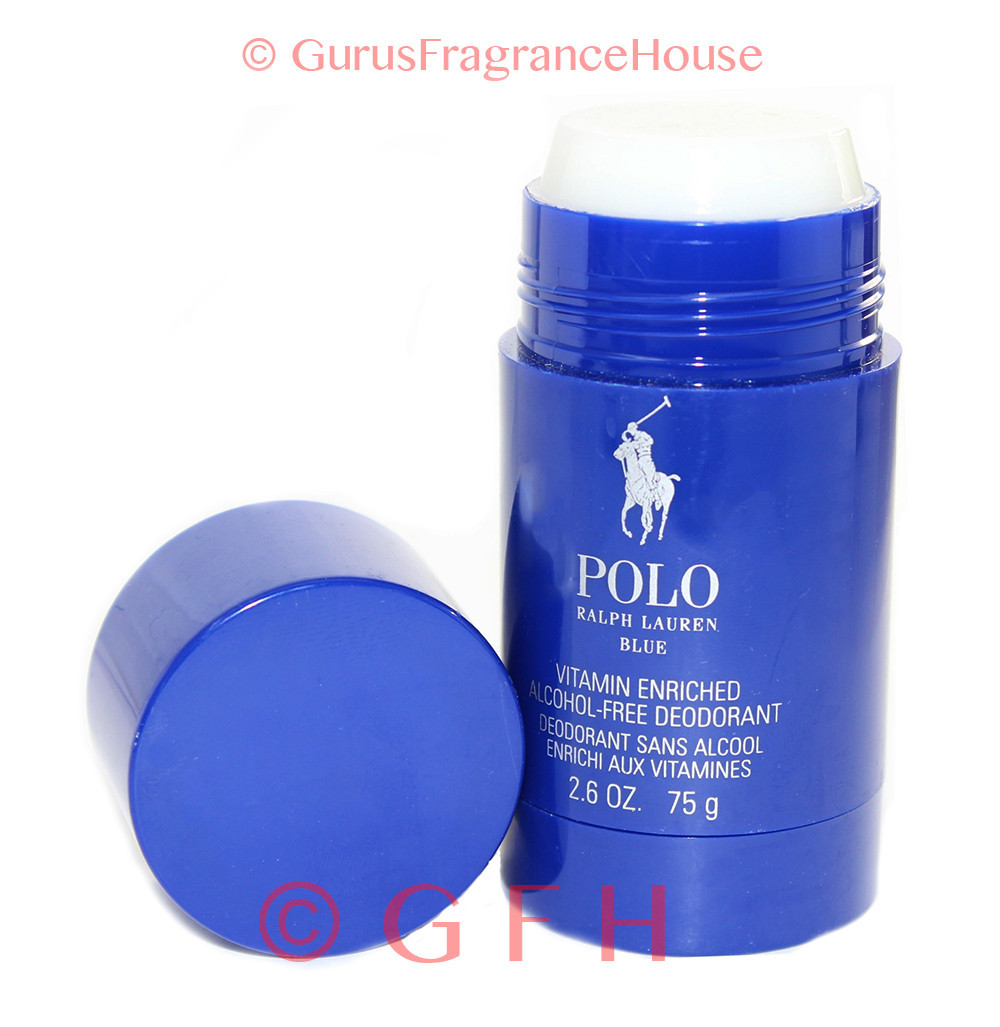 Polo Blue Deodorant Stick by Ralph Lauren 2.6oz 2.5oz 75ml New Sealed