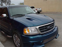 Ford excursion ram air hood #6