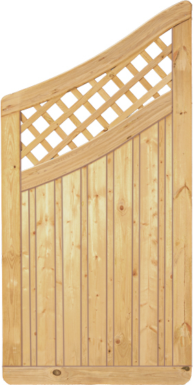 Vorgartenzaun Bonanza Eiche Gartenzaun Holzzaun Friesenzaun Lattenzaun