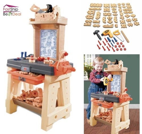Step2 Kids Pretend Play Set Workshop Tool Children 