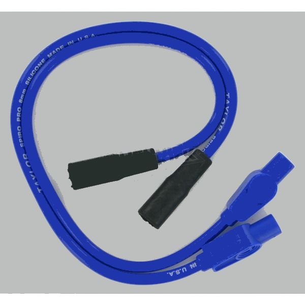 TAYLOR 8mm BLUE SPARK PLUG WIRES HARLEY SPORTSTER 883 1200 XL XLH 1200C