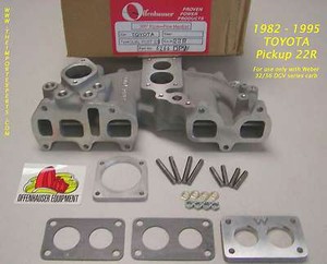 Toyota Pickup 22R Offenhauser Dual Port Intake Manifold on PopScreen