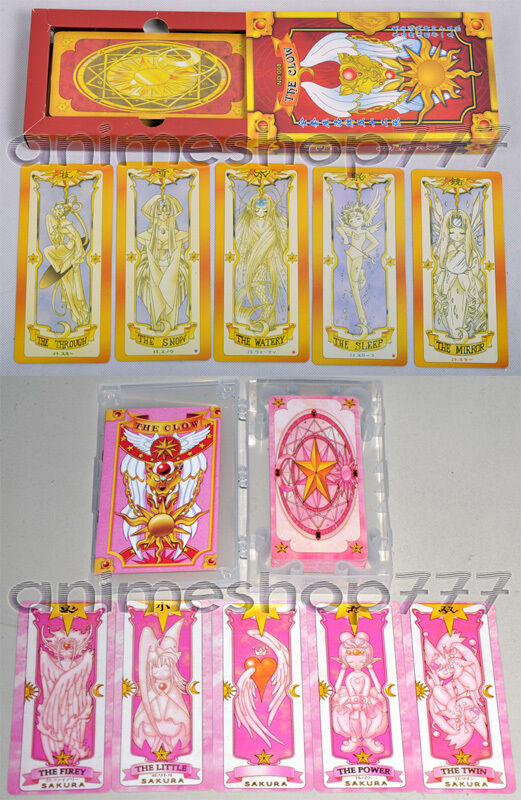   Sets 52&55 Card Captor Sakura Clow Cards Cosplay   