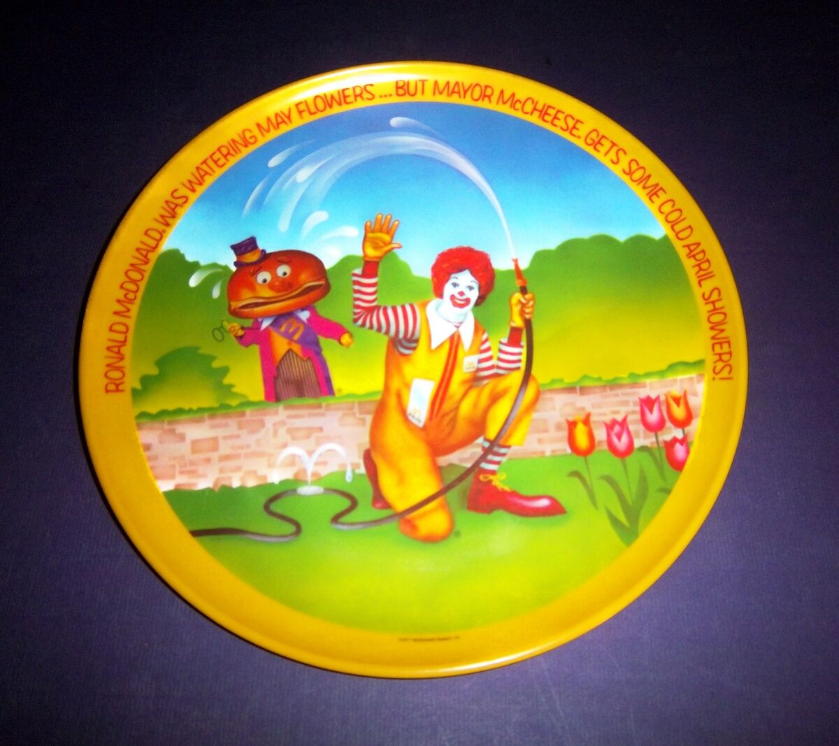 1977 Ronald McDonald Plate