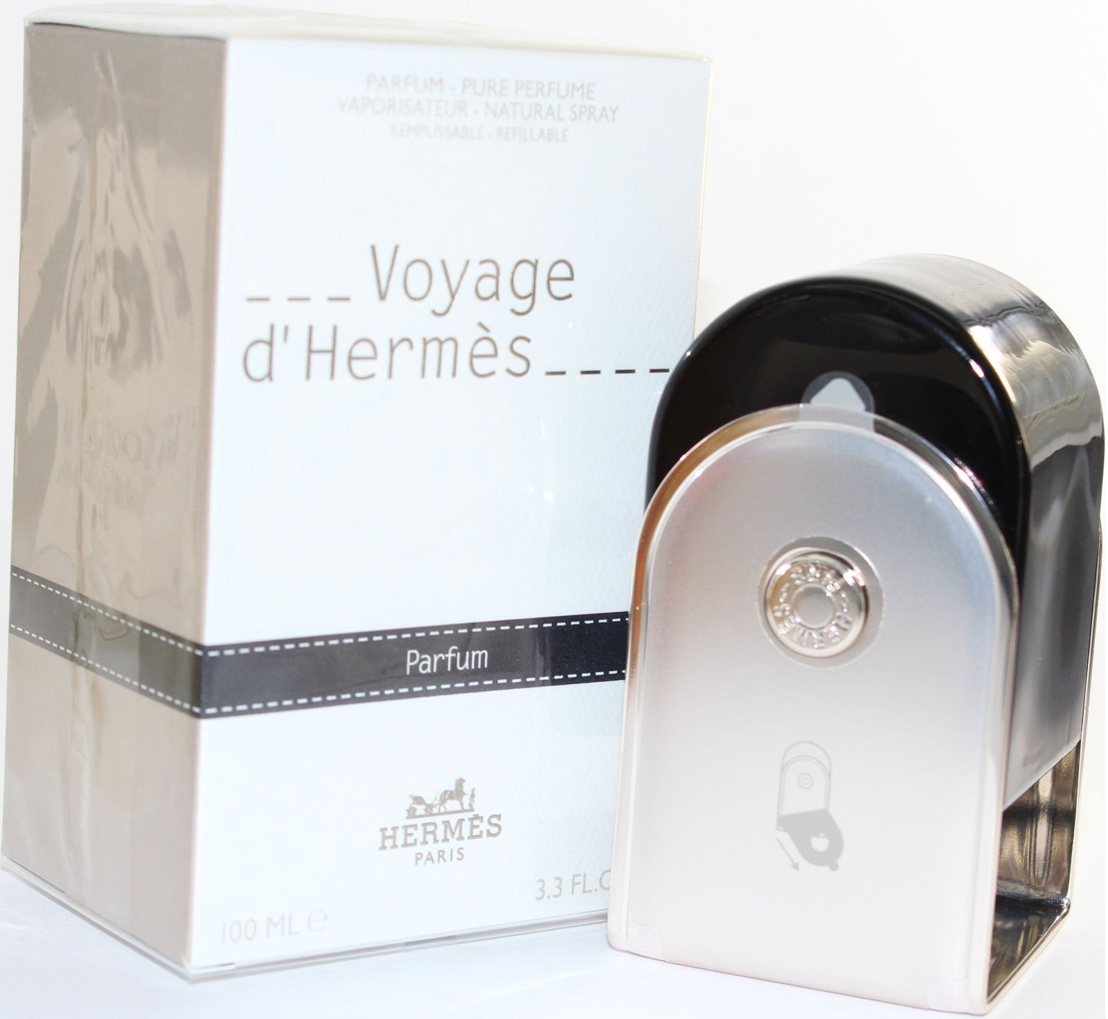 VOYAGE D' HERMES PURE PARFUM 3.3 OZ FOR MEN NEW IN A BOX BY HERMES | eBay