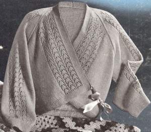 knitting: ISO: ballet wrap sweater patterns