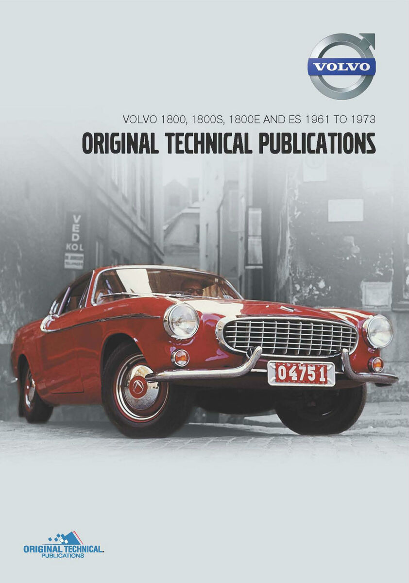 Volvo P1800 Parts Service Manual DVD More TP 51949