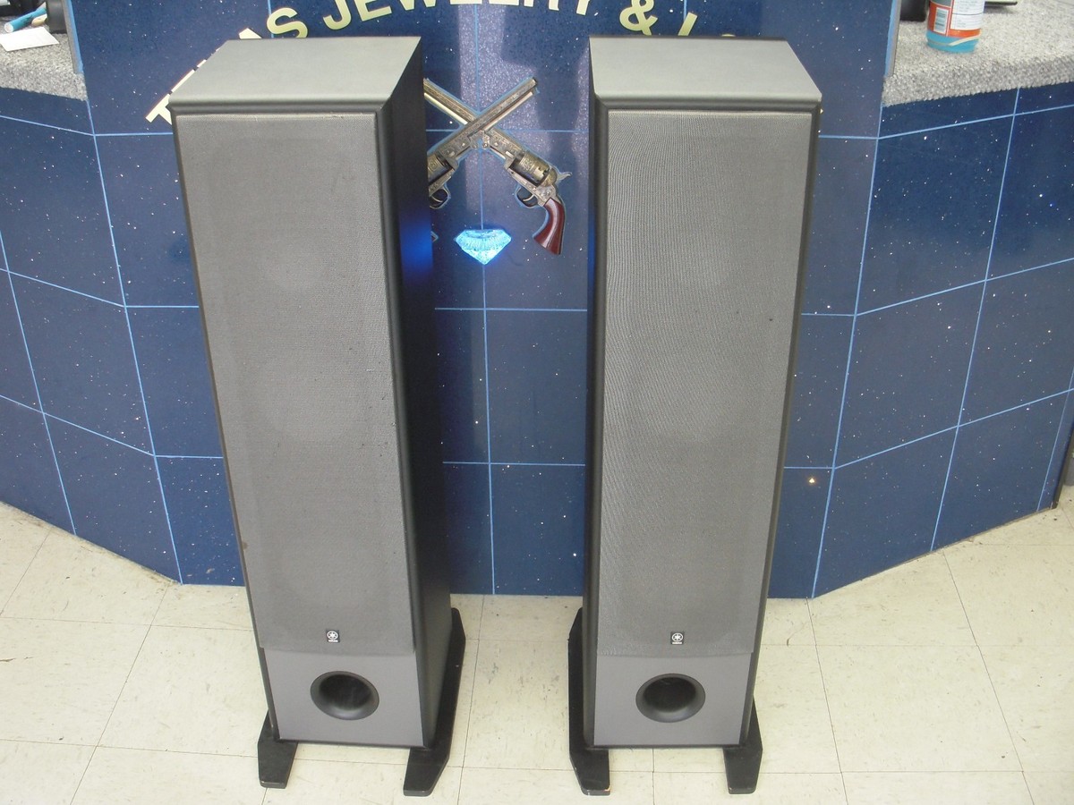 Yamaha NS A200XT Main Stereo Speakers Floor Speakers Works Great on