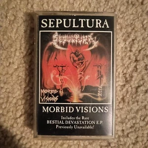 Sepultura Morbid Visions / Bestial Devastation EP Cassette - Picture 1 of 3
