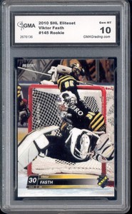 2010 Viktor Fasth SHL Elite rookie Gem Mint 10 #145